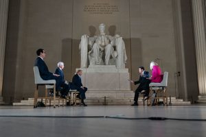 Trump at Lincoln Memorial Interview